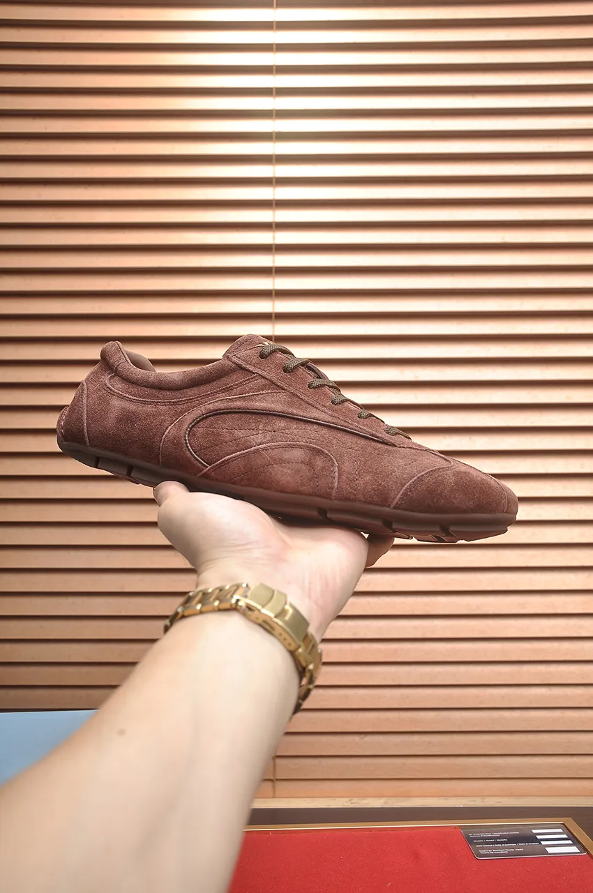 Men's shoes 💰560💶【PRADA】Prada casual shoes for couples, originally developed 1:1, made of high-mercerized cowhide with imported cowhide, silk sheepskin lining, rubber outsole, comfortable and soft on the feet, size for women: 35 to 40. Male 38 to 48💰🔥🔥🔥🔥🔥